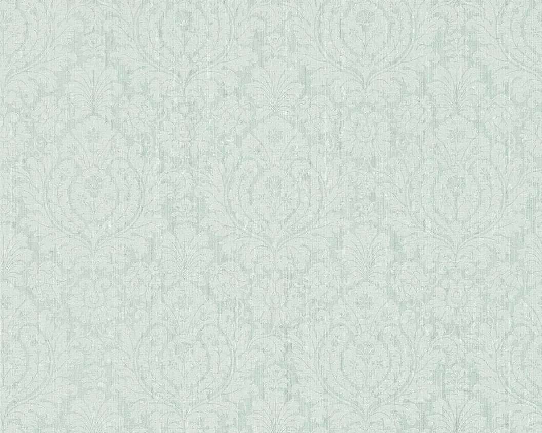 Angol Sanderson dekor tapéta nagy virág mintával kék színben