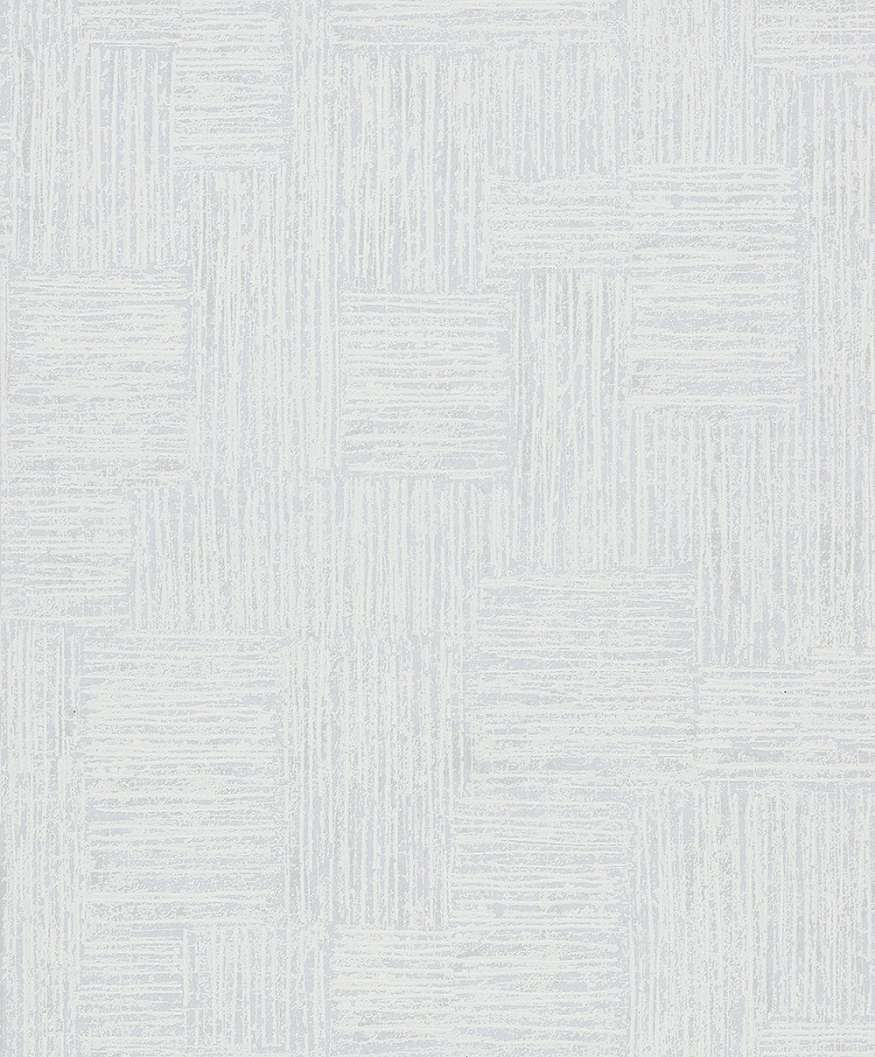 Dekor tapéta csíkos geometriai mintával fényes törtfehér színben