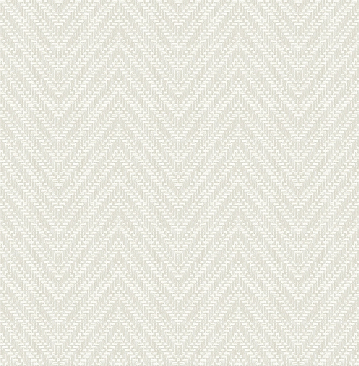 Dekor tapéta ezüstszürke szőtteshatású halszálka mintával