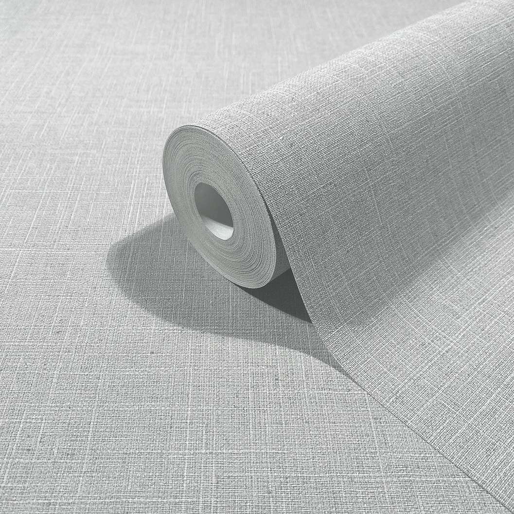 Halványszürke textil mintás vinyl dekor tapéta