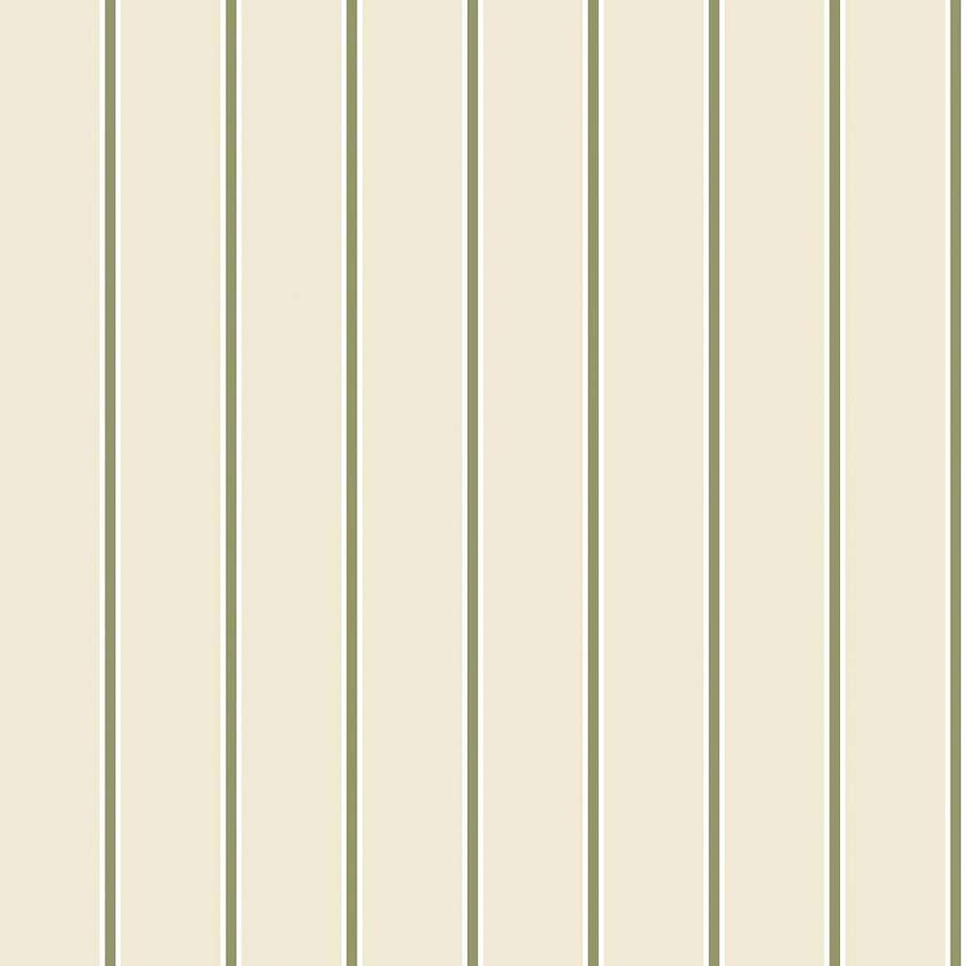 Klasszikus zöld és beige csíkos mintás olasz vinyl tapéta