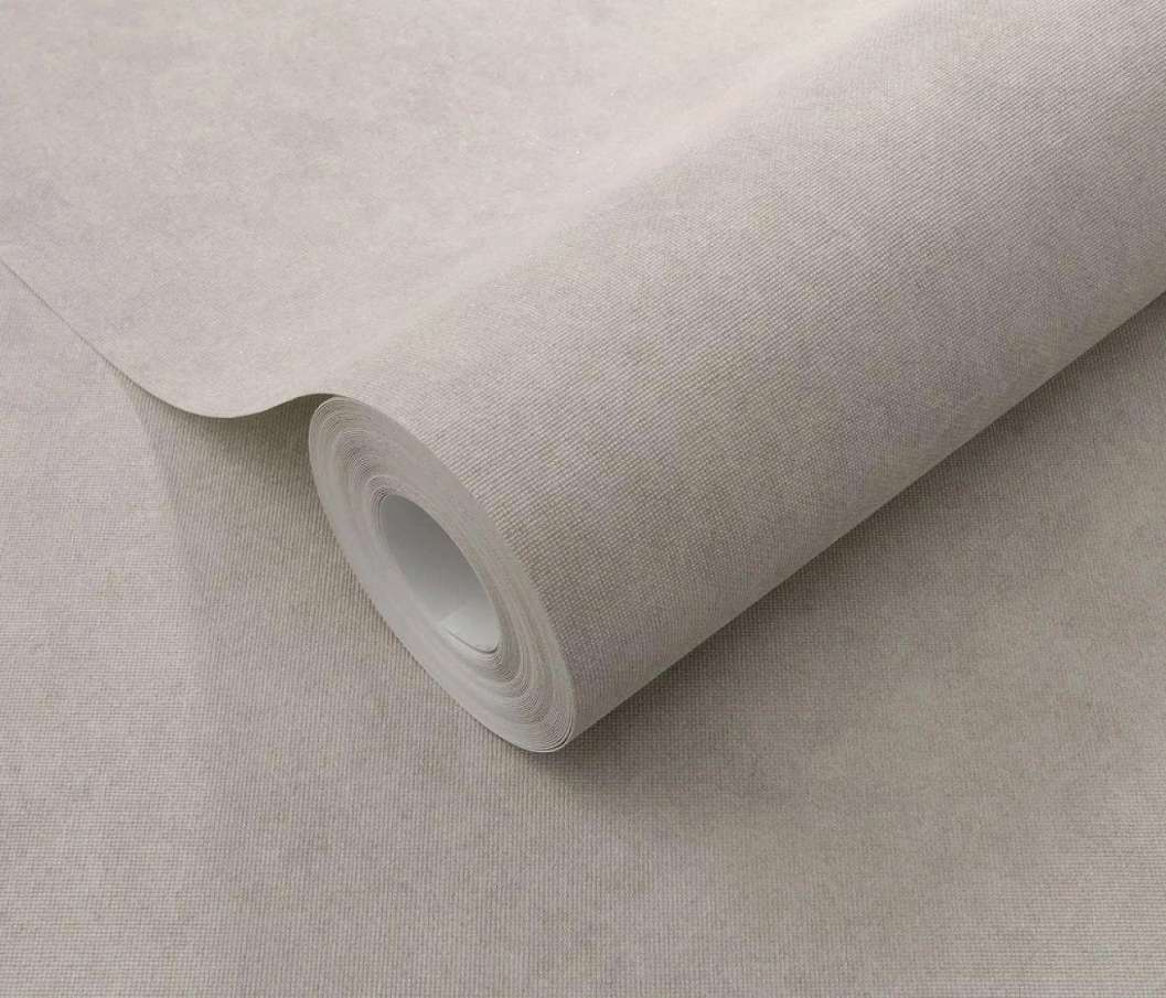 Szürke egyszínű design tapéta textil mintával