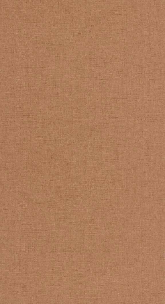 Terrakotta színű textil mintás francia vinyl tapéta