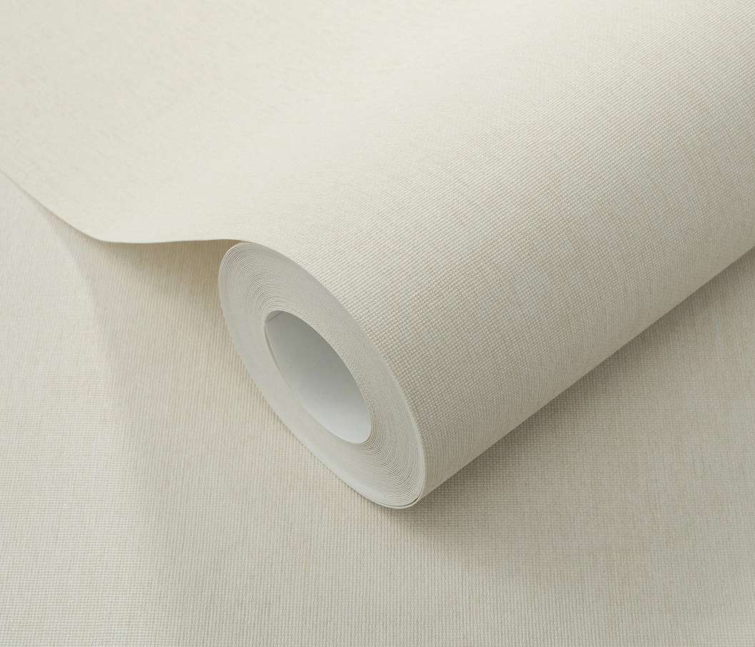 Textil mintás vinyl dekor tapéta törtfehér színben